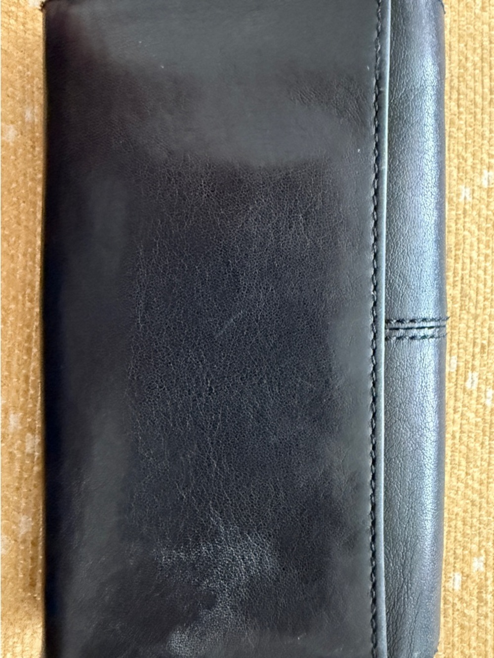 Coach Vintage  Black Leather Mia Wallet with Silver Logo Plaque - Picture 3 of 7